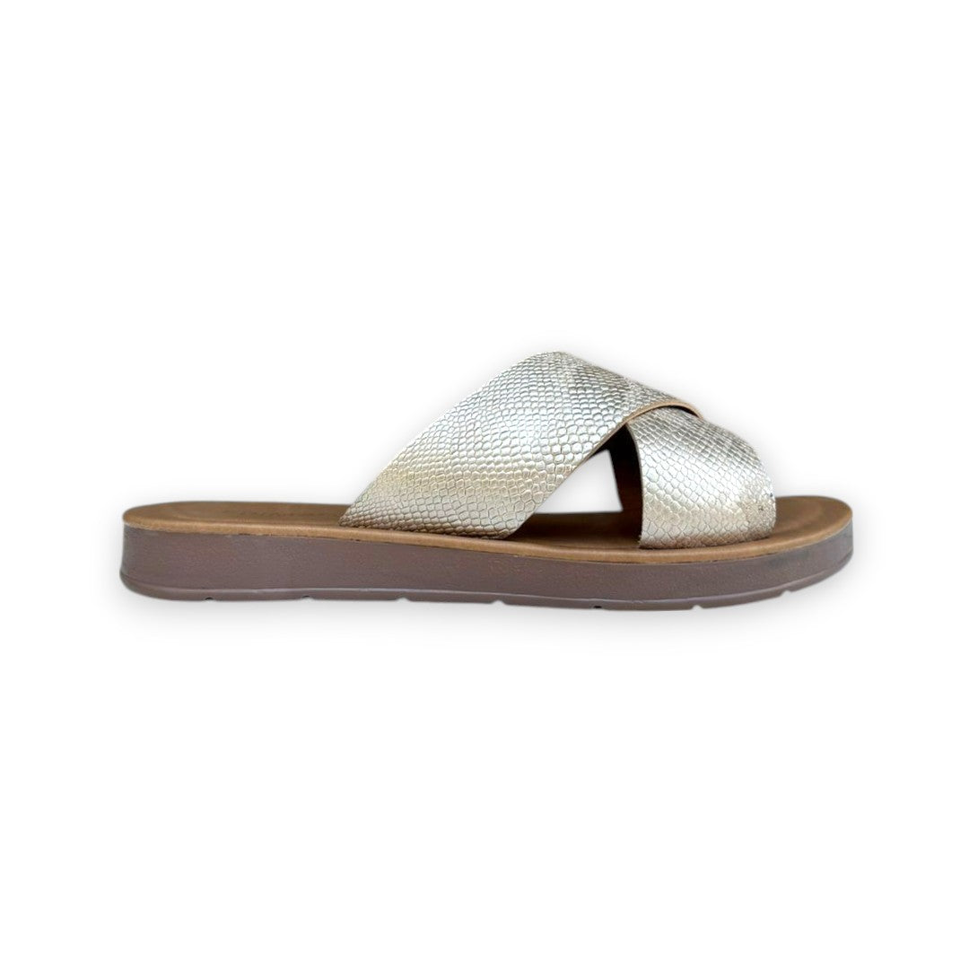 EMILIA 3020 CASCABEL FOL NIQUEL REAL BEIGE