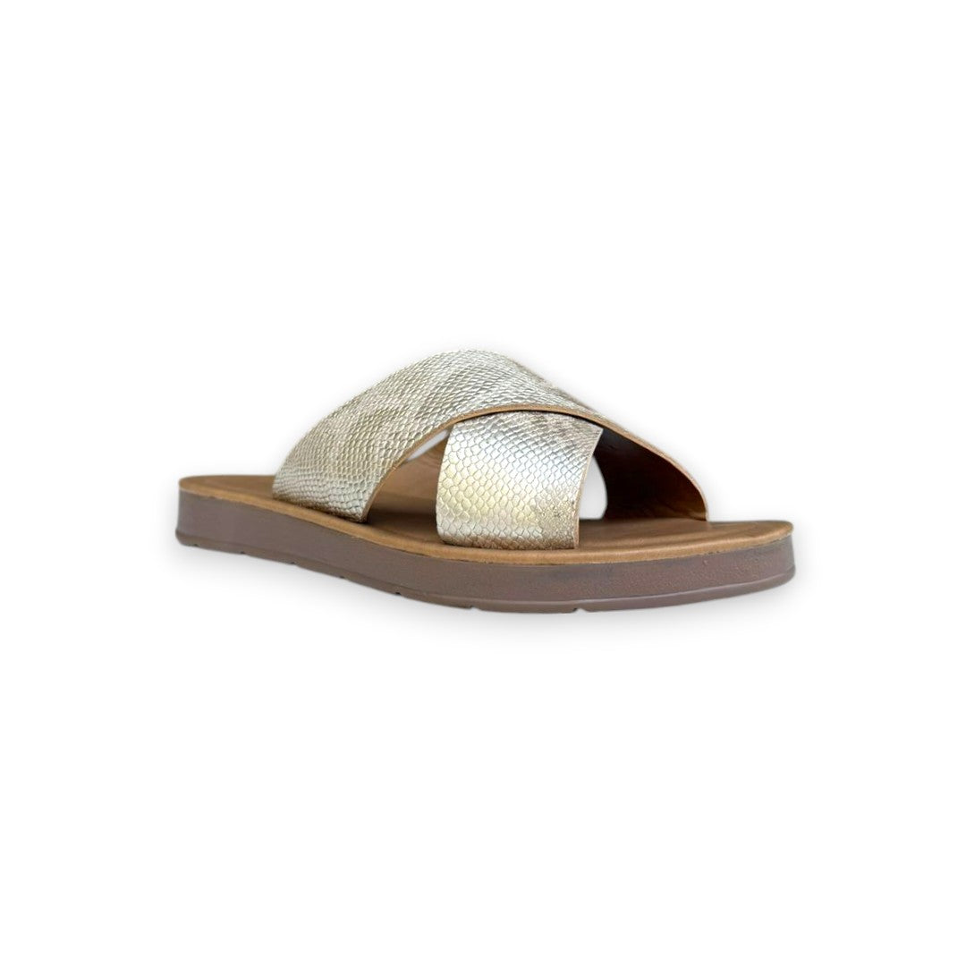 EMILIA 3020 CASCABEL FOL NIQUEL REAL BEIGE