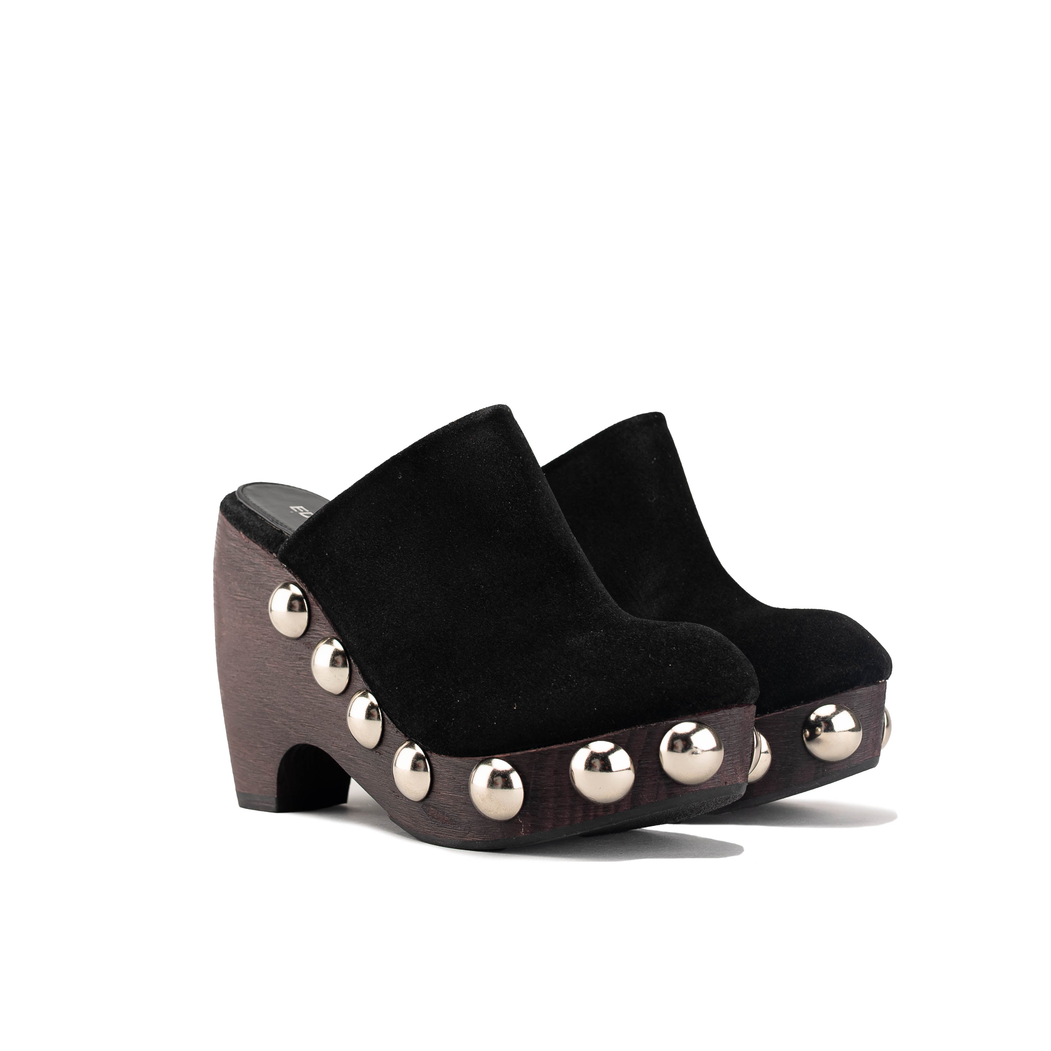 MELISSA 7016 GAMUZA NEGRO